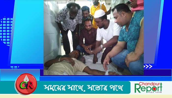 চাঁদপুরে যাত্রীর অর্তকিত হামলায় বোগদাদ বাসের চালক আহত