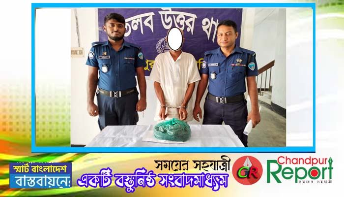 মতলব উত্তরে গাঁজা কারবারি গ্রেপ্তার