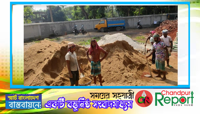 কচুয়ার লতিফিয়া এনামিয়া মহিলা দাখিল মাদ্রাসার একাডেমিক ভবনের ঊর্ধ্বমুখী সম্প্রসারণ কাজে অনিয়ম