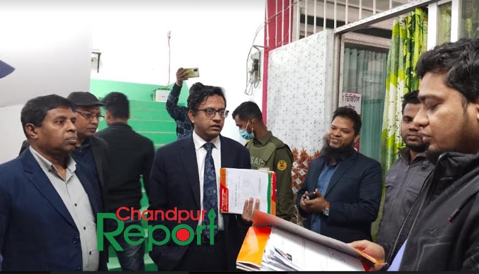 শাহরাস্তিতে দুটি অনিবন্ধিত ডায়াগনস্টিক সেন্টার সিলগালা ও জরিমানা