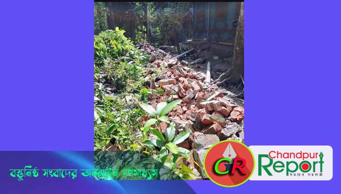 ফরিদগঞ্জে সন্ত্রাসী কায়দায় ৬৫০ ফুট দেয়াল ভাংচুর ও লুটপাটের অভিযোগ