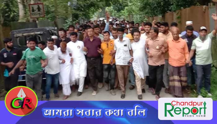 জেলা বিএনপির যুগ্ম সাধারণ সম্পাদক তানভীর হুদার নির্দেশক্রমে মতলব উত্তরে বাগানবাড়ি ইউনিয়ন বিএনপির বিক্ষোভ মিছিল