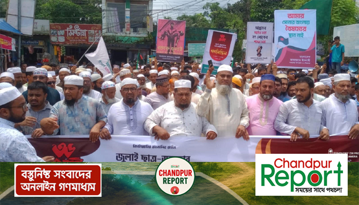 গণঅভ্যুত্থানের বর্ষপূর্তিতে শাহরাস্তিতে জামায়াতের র‍্যালি