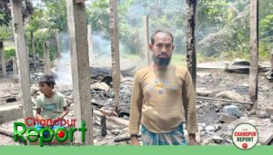 মতলব উত্তরে গভীর রাতে ভয়াবহ অগ্নিকাণ্ডে ৫ দোকান পুড়ে ছাই