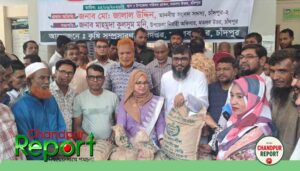 মতলব উত্তরে কৃষি অফিস কর্তৃক ৩৪৫৫ জন ক্ষুদ্র ও প্রান্তিক কৃষকদের মাঝে বীজ-সার বিতরণ