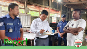 শাহরাস্তিতে অপরিচ্ছন্ন পরিবেশে খাদ্যপণ্য প্রস্তুত বেকারিকে ১০ হাজার টাকা জরিমানা