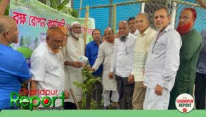 শাহরাস্তিতে সবুজ সংঘের বৃক্ষরোপণ কর্মসূচির উদ্বোধন
