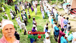 হাজীগঞ্জের ঐতিহ্যবাহী আড়ুলী মুন্সিবাড়ির হাজী আলী আহমাদ মুন্সির জানাজা ও দাফন সম্পন্ন