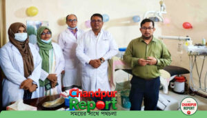 হাজীগঞ্জ উপজেলা স্বাস্থ্য কমপ্লেক্সে নতুন সাজে ডেন্টাল ইউনিটের সেবা দিচ্ছেন ৪ চিকিৎসক