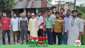 হাজীগঞ্জের মেয়র প্রার্থী মোহাম্মদ হাসান মিয়াজীর গণসংযোগ ও লিফলেট বিতরণ কর্মসূচি